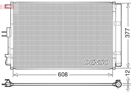 Kondensator DENSO DCN43003 Kondensator DENSO DCN43003