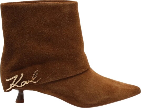 Karl Lagerfeld, Dame, Sko, Brun, 38 EU,