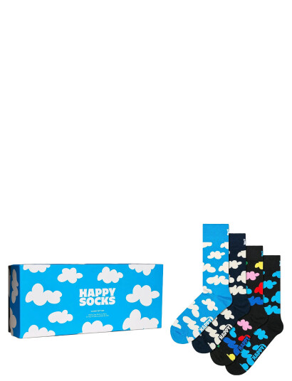 Happy Socks 4 Pack Cloudy Socks Gift Set Blue 41 46 Happy Socks 4 Pack Cloudy Socks Gift Set Blue 41 46