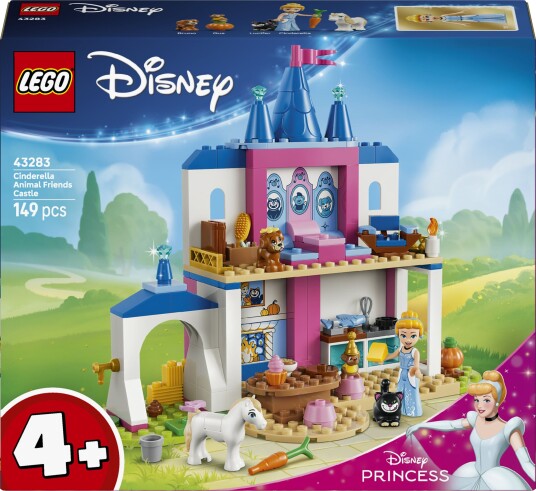 Lego Slott Med Askepott Og Dyrevennene