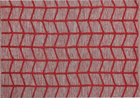 Sivas Bomullsteppe 160x230 cm - Rød