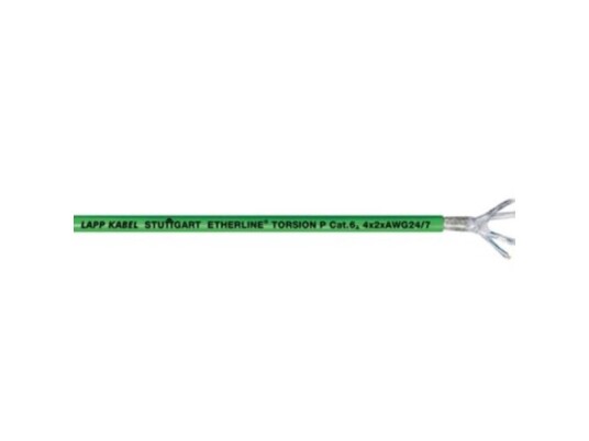 Lapp 2170483/500 Strømkabel Cat 6A S/Utp 2 X 2 X 0.2 Mm² Grøn 500 M