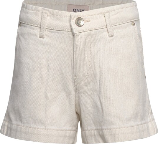 Kids Only Kogcomet Wide Dnm Ecru Shorts Pim Cream 122