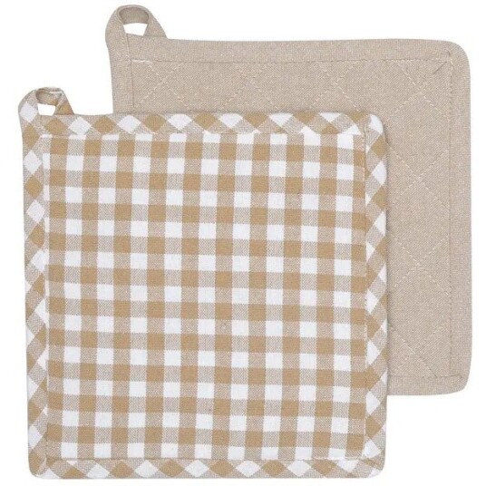 Recycled By Wille Bella Gryteklut 2 pk Sand / Hvit