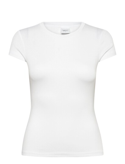 Gina Tricot Perfect Tight Tee White XL