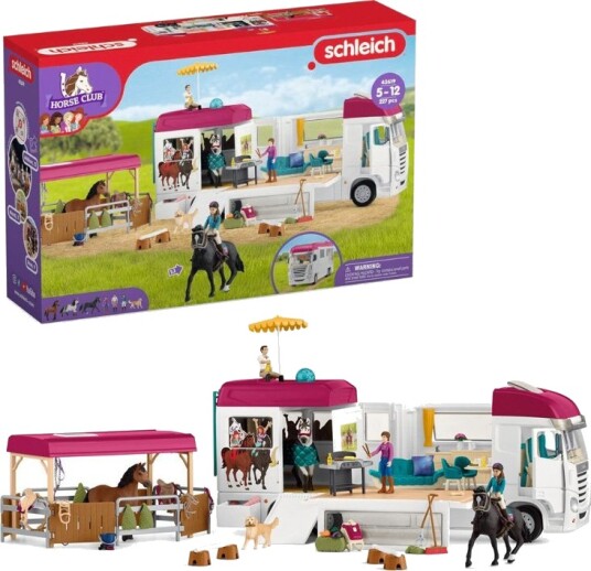 Schleich Hestetransport Lekesett med 227 Deler for Dyr fra Horse Club Schleich Hestetransport Lekesett med 227 Deler for Dyr fra Horse Club
