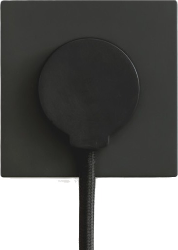 NORM Flat Schuko Stpsel Matt Svart 250V Innendørs NORM Flat Schuko Stpsel Matt Svart 250V Innendørs