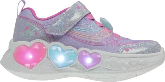 Skechers Blinkende sko - Fortryllet Heart Lys - Lavender/Multi - Skechers - 33 - Blinkende sko - Lilla