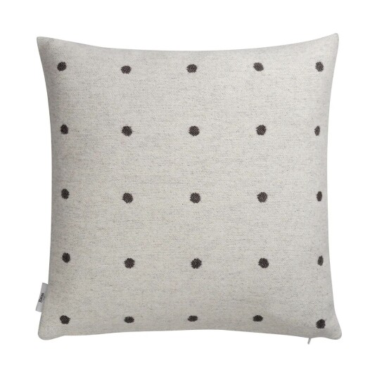 Røros Tweed Pastillpute 50x50 cm Black and white