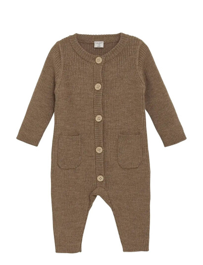 CeLaVi Jumpsuit Knitted Brown 100