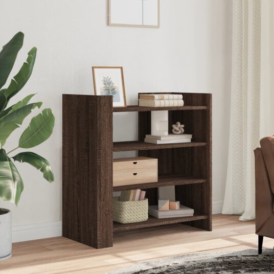  Skjenk brun eik 73,5x35x75 cm konstruert tre 8721102805738