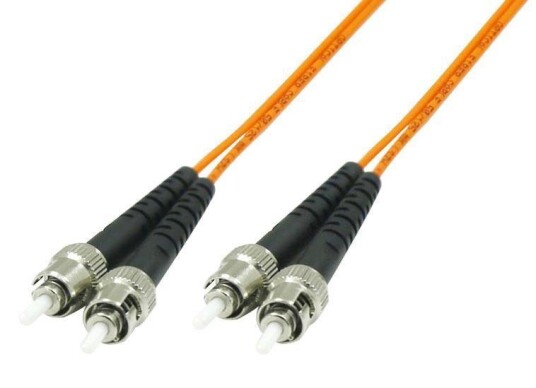 MicroConnect 2m Fiberoptisk Kabel ST/UPC OM1 Oransje