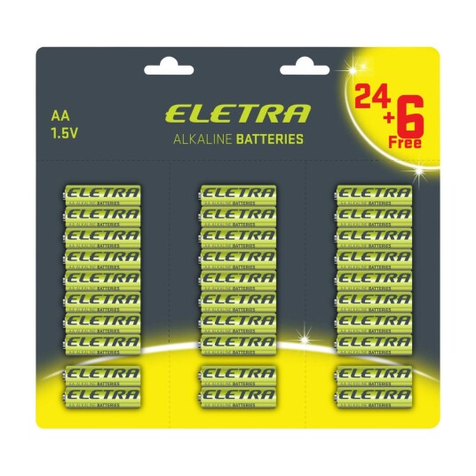 ELETRA AA BATTERIER, 30 STK