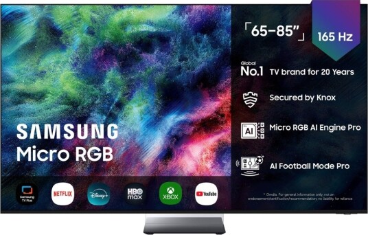 Samsung 75" R95H Micro RGB 4K Smart TV 2026 Samsung 75" R95H Micro RGB 4K Smart TV 2026