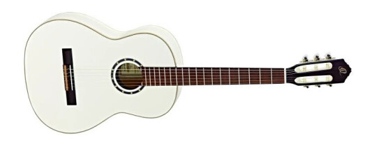 Ortega Guitars Ortega R121snwh Klassisk Gitar 4/4 Slim Neck, Gloss Hvit