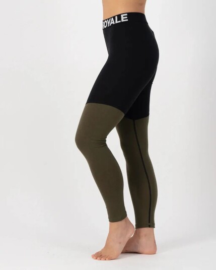Mons Royale Cascade Flex 200 Legging Wdark olive S