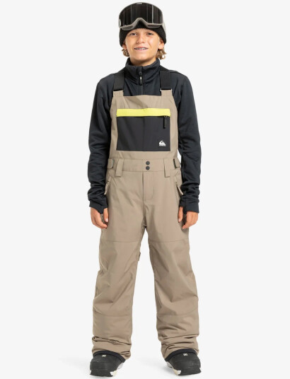 Quiksilver Mash Up Youth Bib Brown 152 Quiksilver Mash Up Youth Bib Brown 152