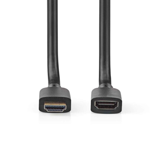 Nedis Ultra High Speed ​​hdmi Cable HDMI  kontakt HDMI Hun 8k@60hz 48 Gbps 2.00 M Rund 7.9 Mm Sort Boks