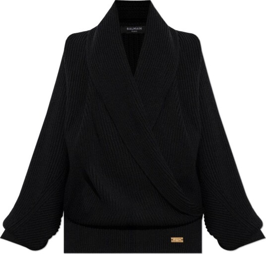 Balmain Dame Strikkevarer Svart S, Balmain Dame Strikkevarer Svart S,