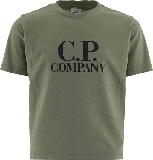 C.P. Company T skjorte Sage Green C.P. Company 14 år (164) T skjorte Armygrønn Grønn