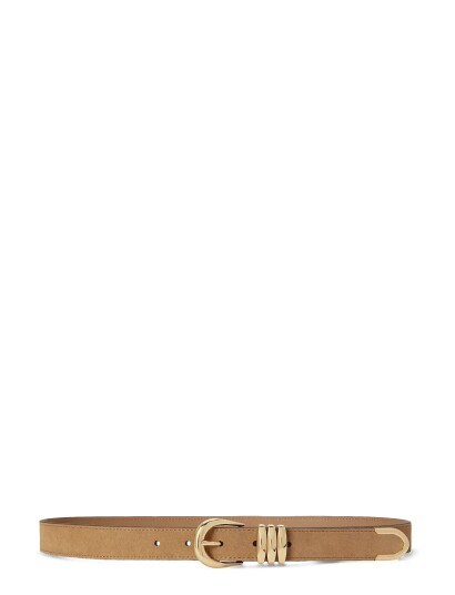 Lauren Ralph Lauren | Metal Keeper Suede Skinny Belt | M Lauren Ralph Lauren | Metal Keeper Suede Skinny Belt | M