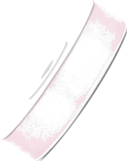 BABY ROSA Silkebånd 25 meter x 12 mm
