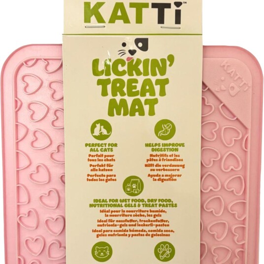 Katti Lickin Mat Hjerte Pink Katti Lickin Mat Hjerte Pink