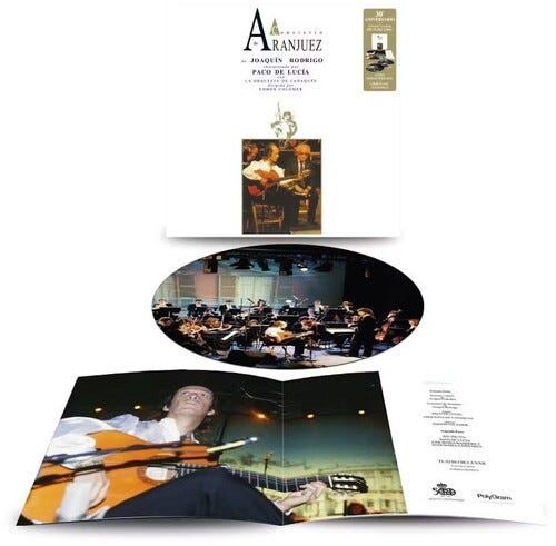 Paco De Lucia Concierto De Aranjuez 30th Anniversary LP/Vinyl