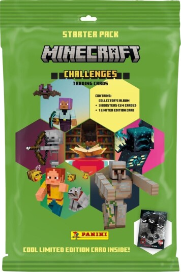 Panini Samlekort Minecraft Challenges Starter Panini Samlekort Minecraft Challenges Starter
