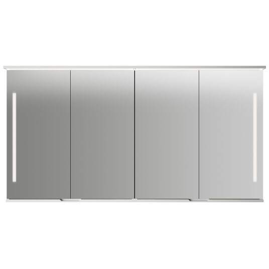 Linn Bad Sogn Speilskap med Integrert Belysning og Stikk Hvit Matt / 160cm Linn Bad Sogn Speilskap med Integrert Belysning og Stikk Hvit Matt / 160cm