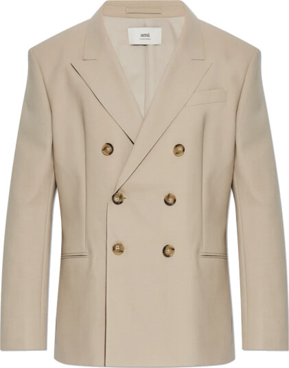 Ami Paris Herre Jakker Beige S,