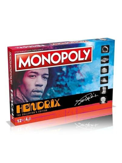 Winning Moves Monopoly Jimi Hendrix English
