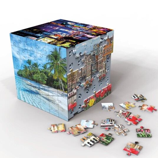 Educa 3D Puzzle Cube Travel Educa 3D Puzzle Cube Travel