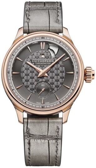 Chopard Herreklokke 161949 5001 L.U.C Grå/Lær Ø40 mm