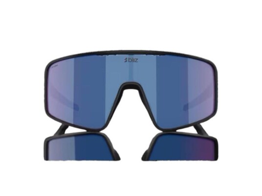 Bliz P001 XL 42 sykkelbriller blue lens matte black
