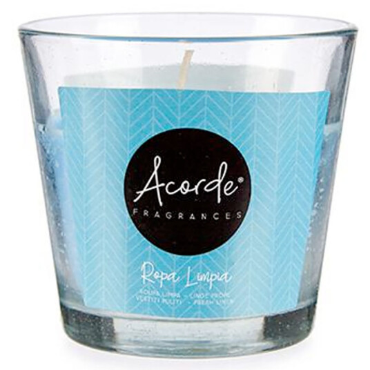 Duftlys Glass Acorde RENT LINEN 28 timer