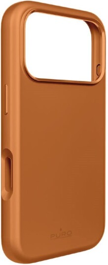 Puro Mobildeksel iPhone 17 Pro MagSafe Kompatibelt Silikon Oransje