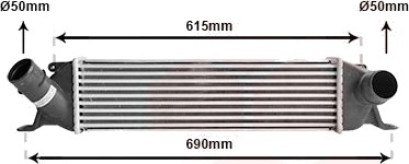 Intercooler VAN WEZEL 82014706