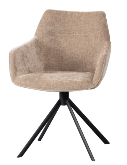 Trend Collection JOHNSON Svingbar Spisestol Crown Sand