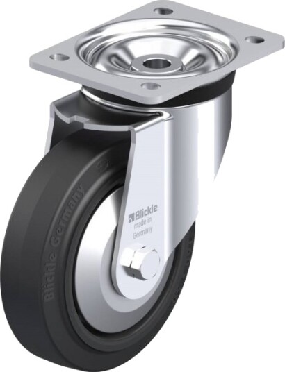 Blickle 570721 Lk-Poev 160R-Fa Hjul, Hjuldiameter 160 Mm, Bæreevne (Maks.) 400 Kg, 1 Stk