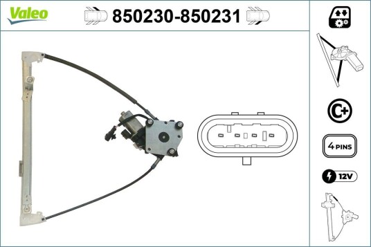 Vindusheis VALEO 850230