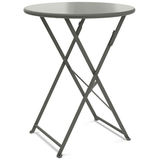 Ethimo Ethimo Flower Sammenleggbart Bord Ø60 cm Mud Grey Ethimo Ethimo Flower Sammenleggbart Bord Ø60 cm Mud Grey