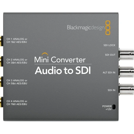 Blackmagic Mini Converter Audio to SDI HD Audio til SDI