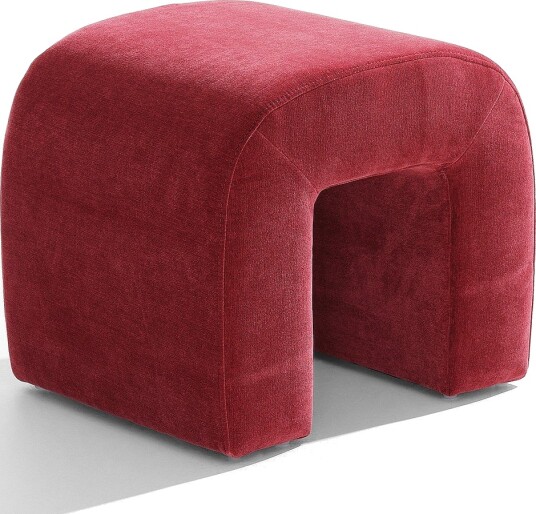 Jotex Puff Polyester/Kryssfiner/Polyeterskum/Furu Burgunderrød Odette 1716145080 Jotex Puff Polyester/Kryssfiner/Polyeterskum/Furu Burgunderrød Odette 1716145080