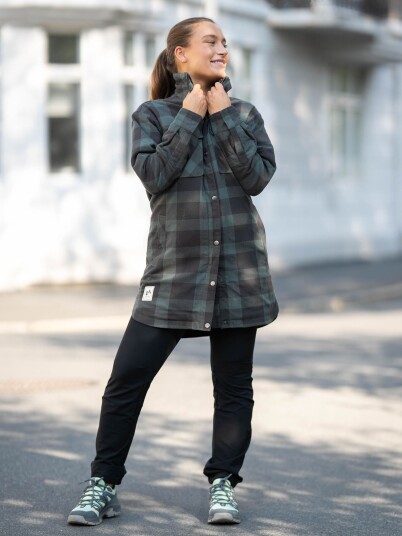 Twentyfour Finse Flannel Jakke Grønn 48