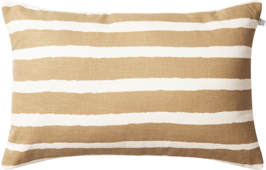 Chhatwal & Jonsson Block Stripe utendørspute 40x60 cm Beige off white