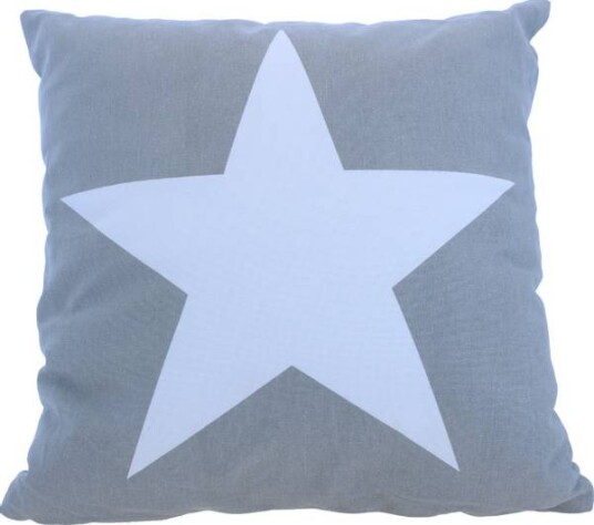 Pyntepute Big Star grå 40 cm