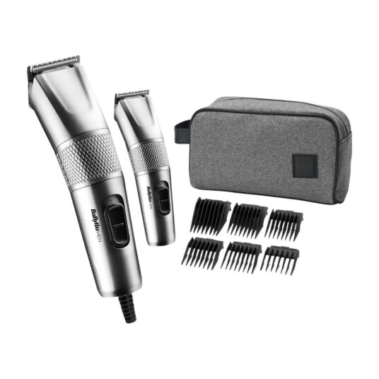 BaByliss For Men The Steel Edition Hair Clipper Set BaByliss For Men The Steel Edition Hair Clipper Set