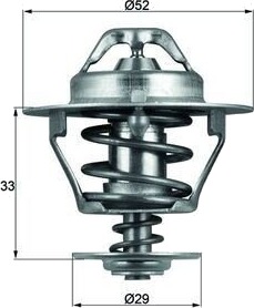 Termostat MAHLE ORIGINAL TX 77 88D