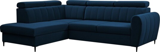 Hoffman Sofa med Sjeselong 3 seter Blå Hoffman Sofa med Sjeselong 3 seter Blå